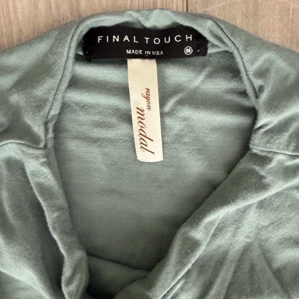 Final Touch Women's Muscle Tee Cropped - Picture 3 of 3